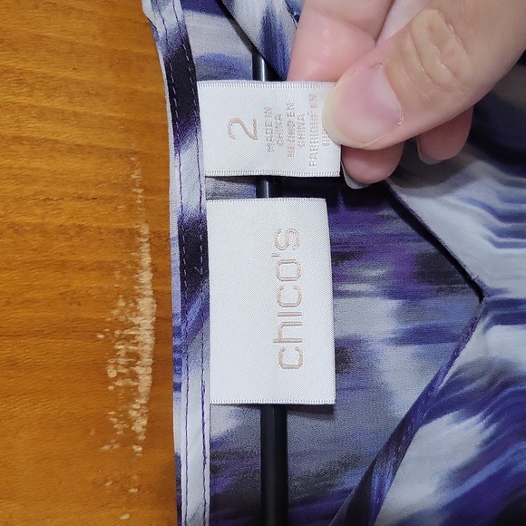 Womens Chicos Top Size 2 - Picture 4 of 5